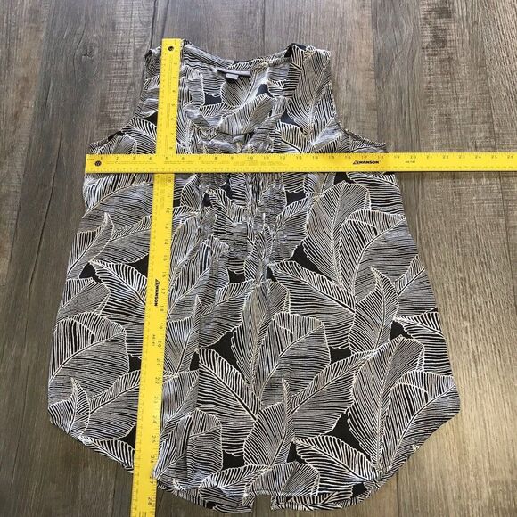 A Pea in the Pod Womens Maternity Black & White Sleeveless Tank Top Size Small - Picture 6 of 14